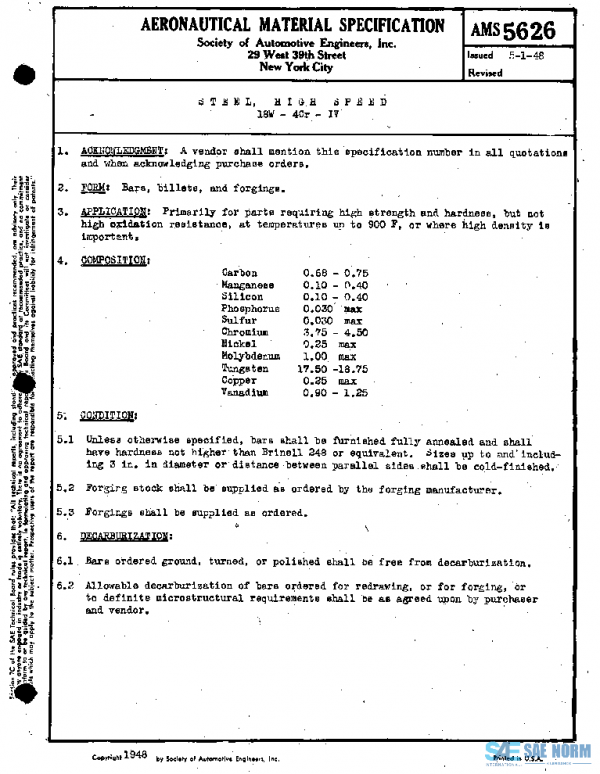 SAE AMS5626 PDF SAE AMS5626 PDF
