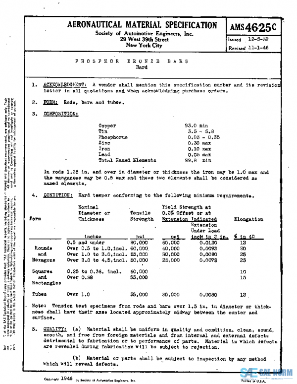 SAE AMS4625C PDF SAE AMS4625C PDF