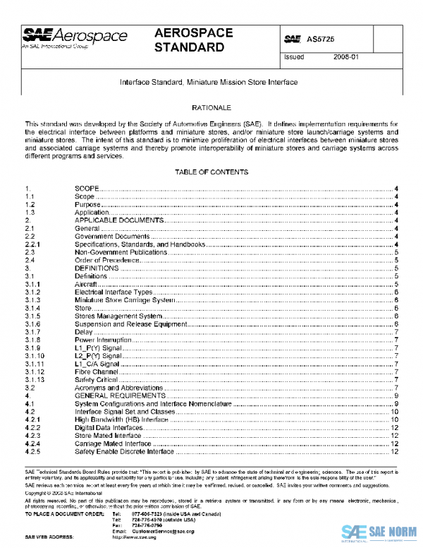 SAE AS5725 PDF SAE AS5725 PDF