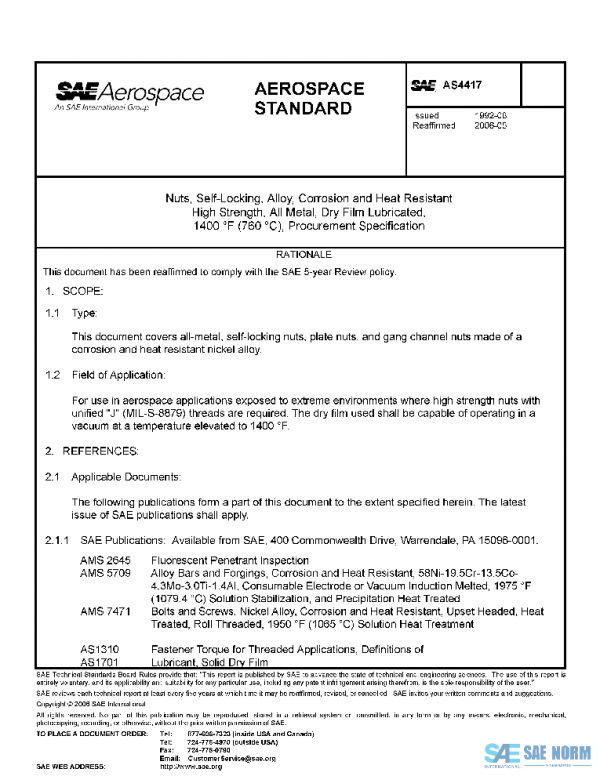 SAE AS4417 PDF