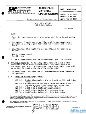 SAE AMS5030F PDF