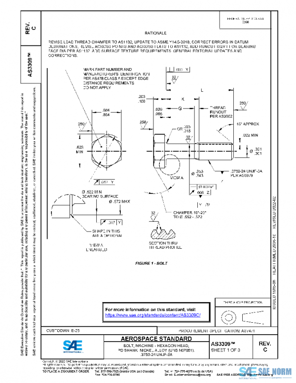 SAE AS3309C PDF SAE AS3309C PDF