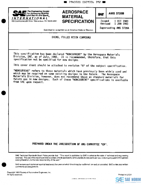SAE AMS3726B PDF