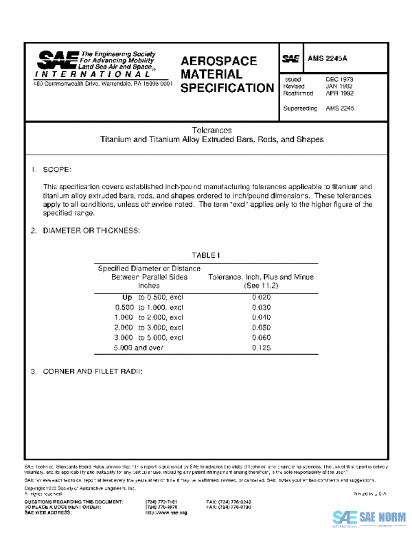 SAE AMS2245A PDF