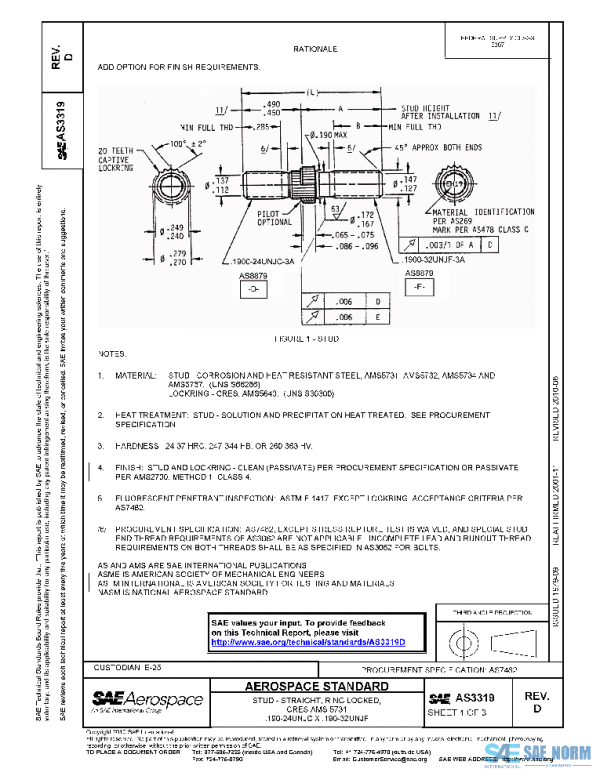SAE AS3319D PDF