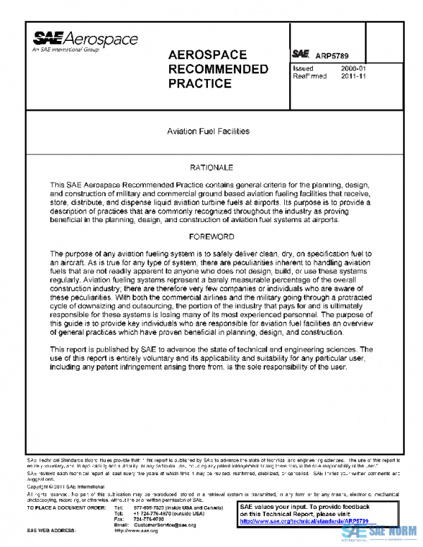 SAE ARP5789 PDF