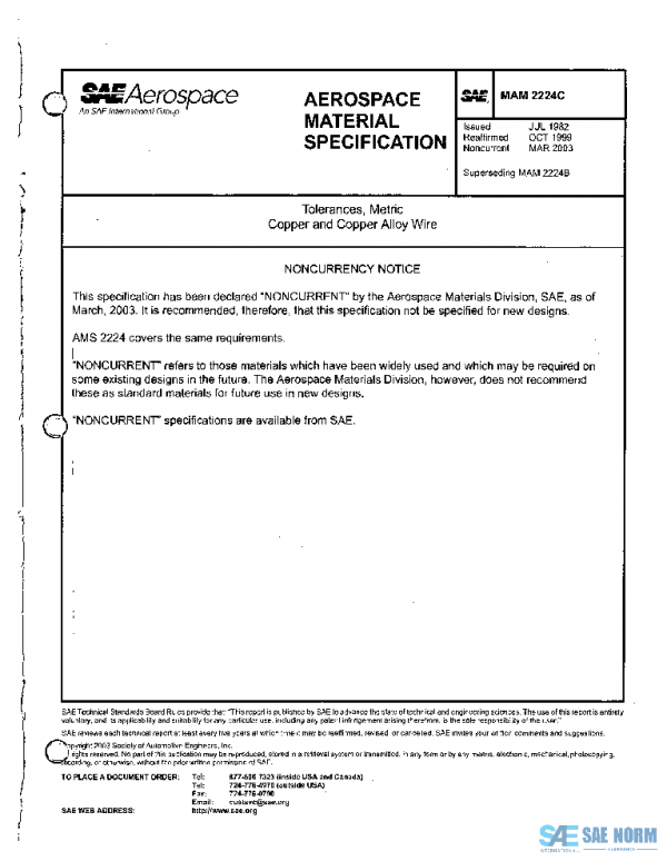 SAE MAM2224C PDF SAE MAM2224C PDF