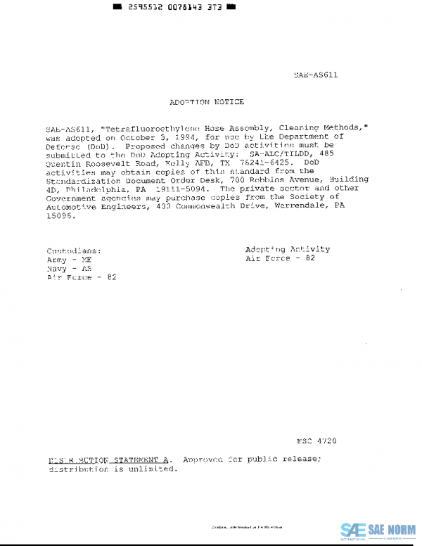 SAE AS611C PDF SAE AS611C PDF