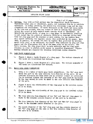 SAE ARP179 PDF SAE ARP179 PDF