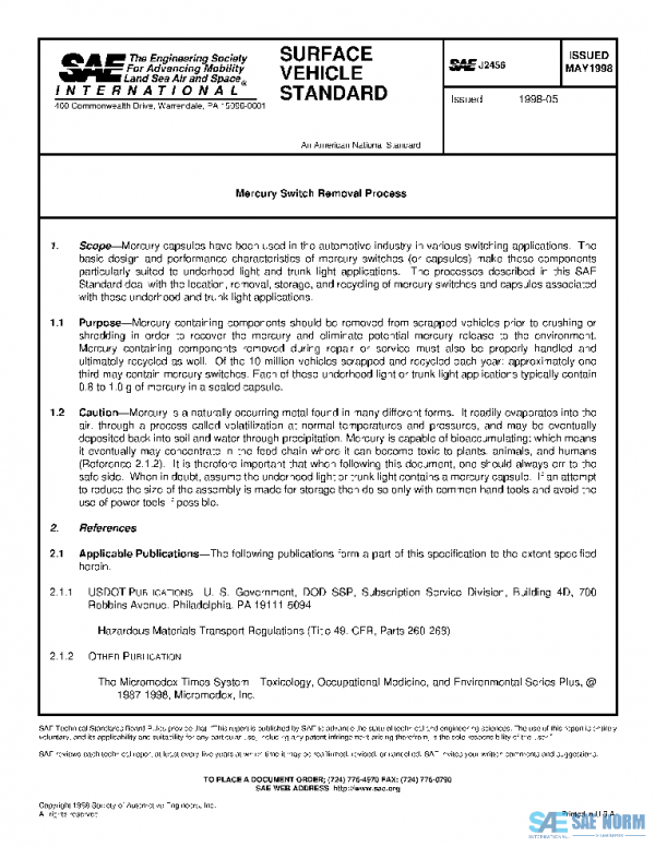 SAE J2456_199805 PDF