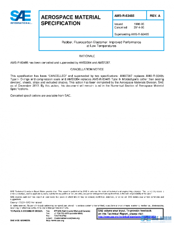 SAE AMSR83485A PDF