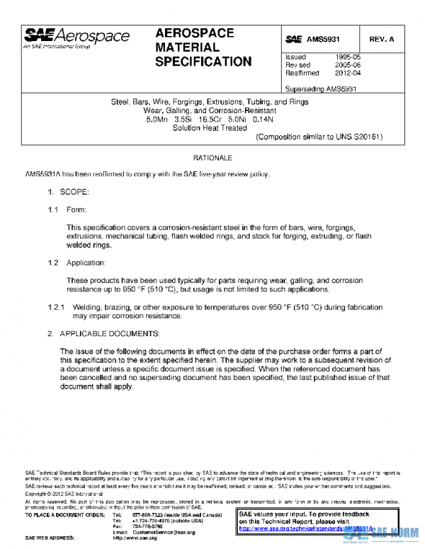 SAE AMS5931A PDF