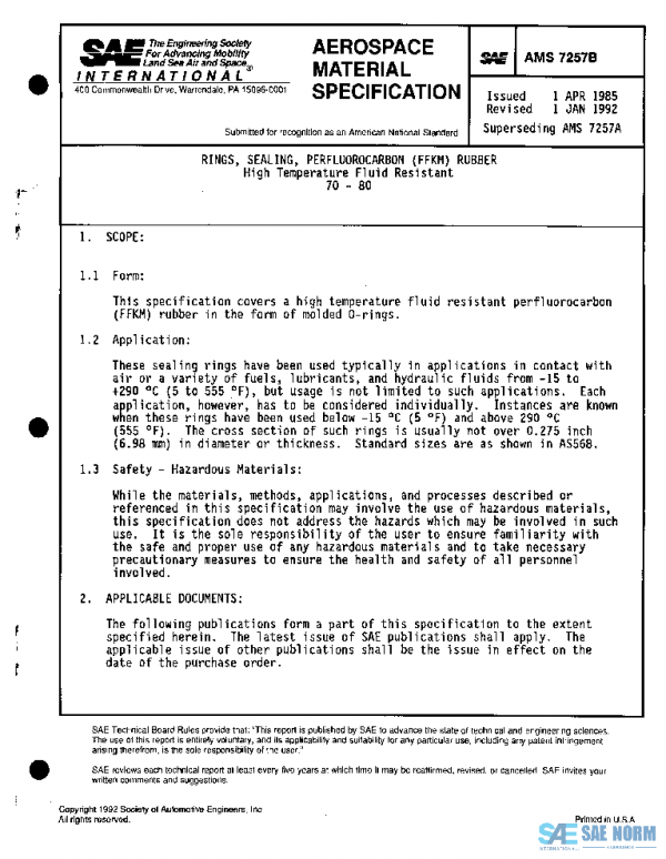 SAE AMS7257B PDF