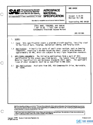 SAE AMS6443E PDF