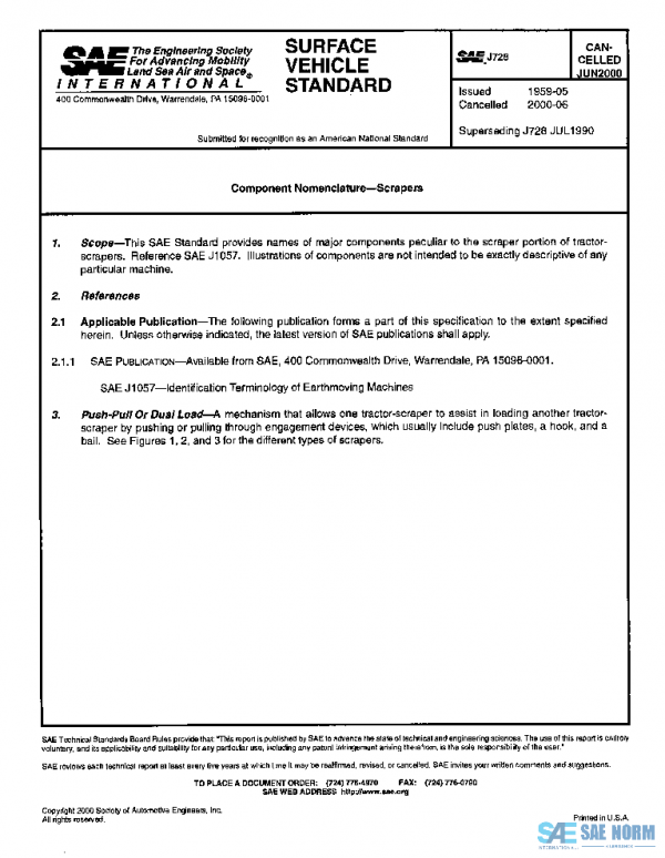SAE J728_200006 PDF