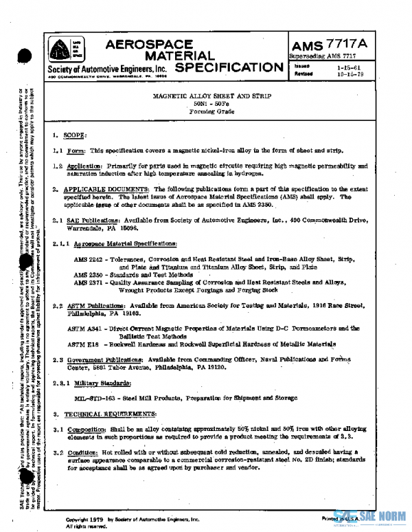 SAE AMS7717A PDF SAE AMS7717A PDF