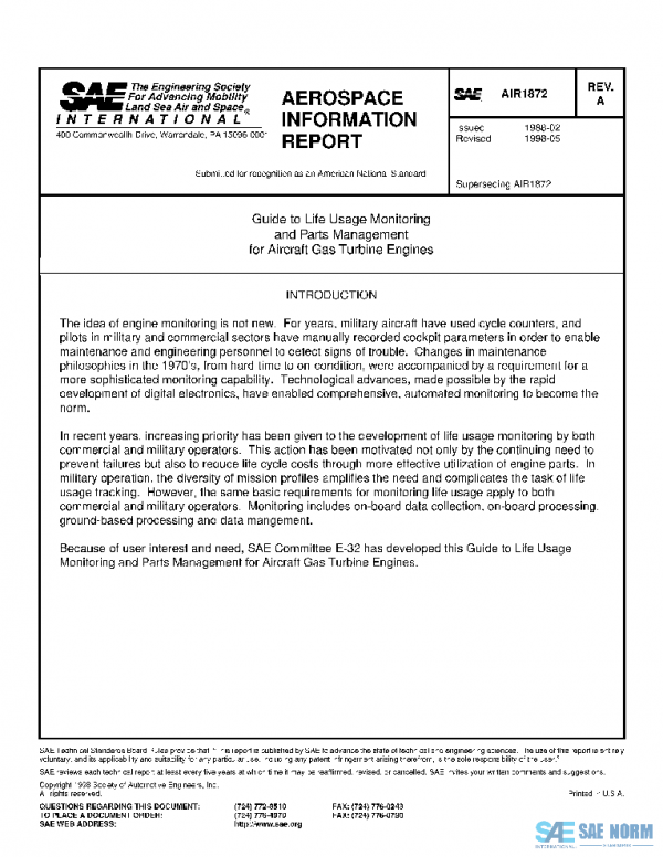 SAE AIR1872A PDF
