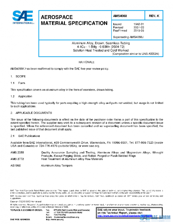 SAE AMS4088K PDF