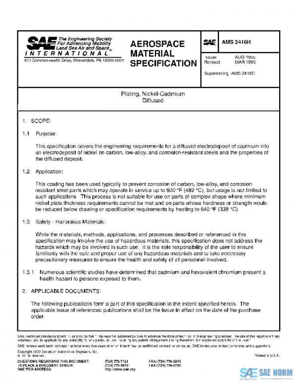 SAE AMS2416H PDF