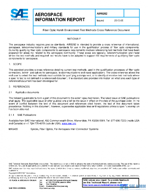 SAE AIR6282 PDF SAE AIR6282 PDF