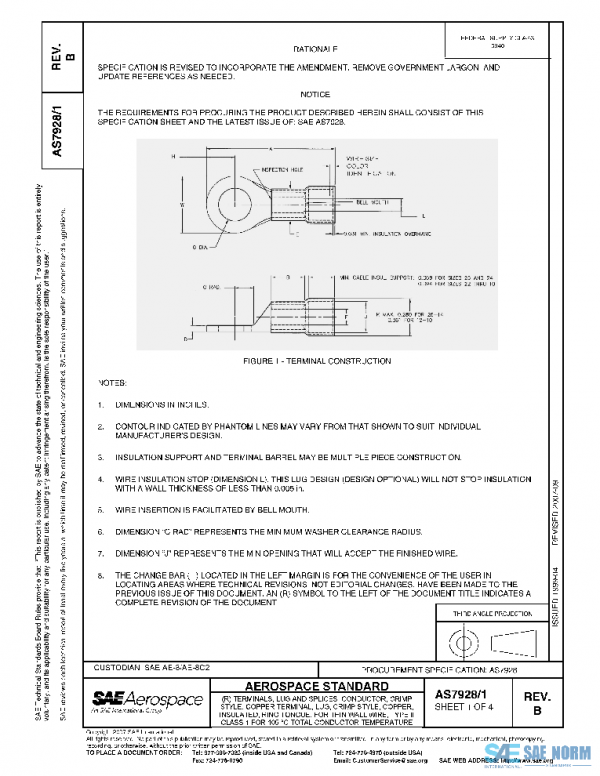 SAE AS7928/1B PDF SAE AS7928/1B PDF