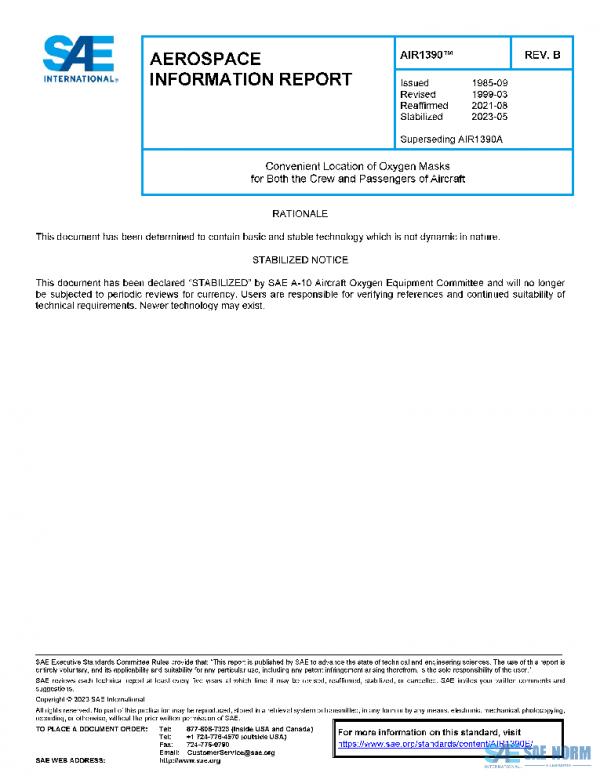 SAE AIR1390B PDF
