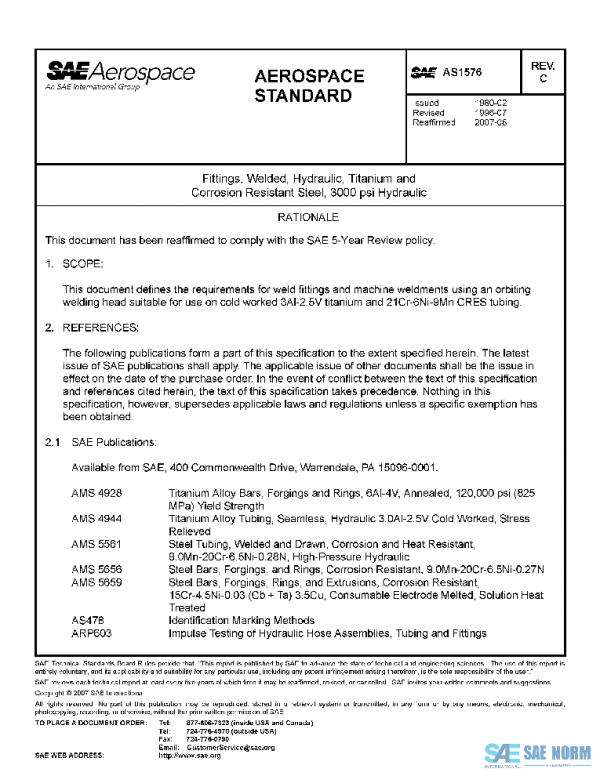 SAE AS1576C PDF