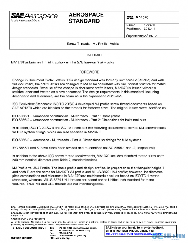 SAE MA1370 PDF
