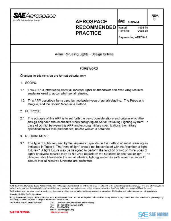 SAE ARP694B PDF