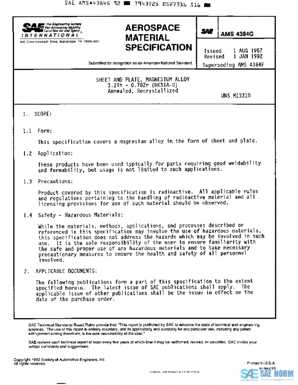SAE AMS4384G PDF SAE AMS4384G PDF