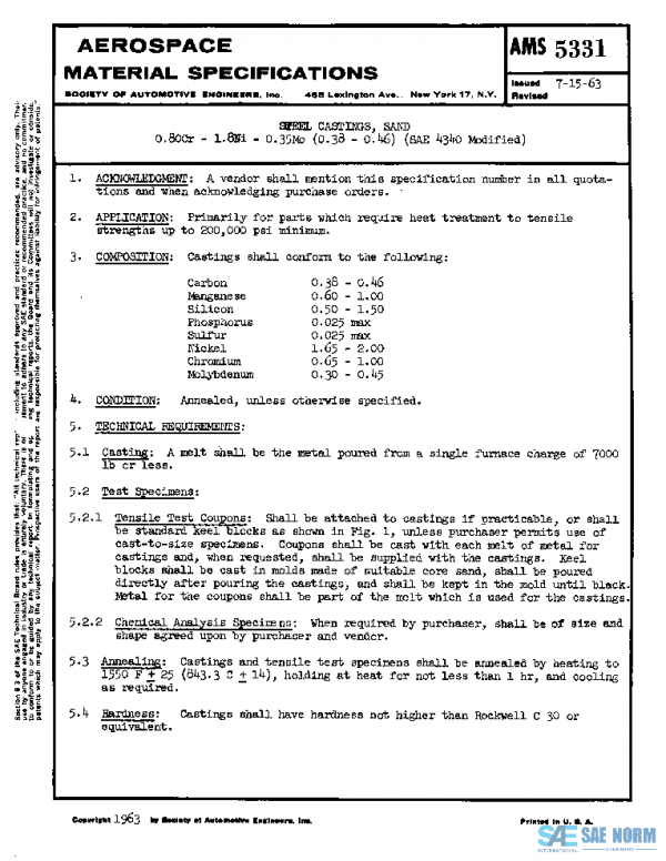 SAE AMS5331 PDF