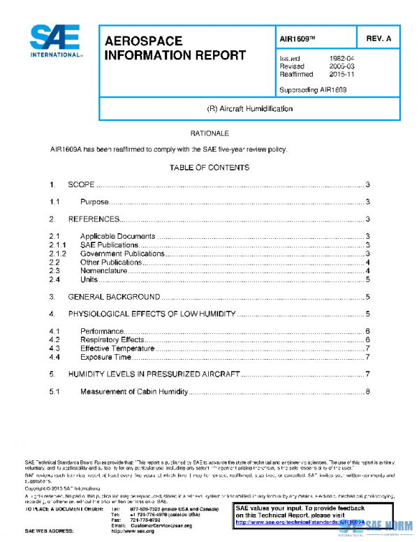 SAE AIR1609A PDF