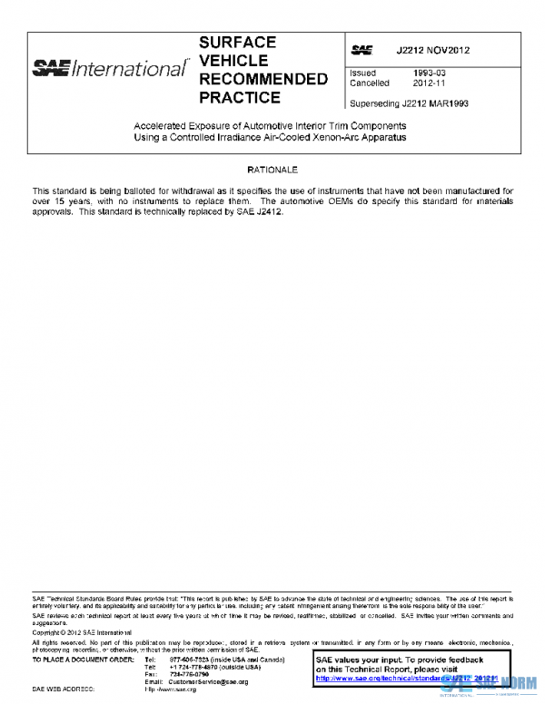 SAE J2212_201211 PDF SAE J2212_201211 PDF