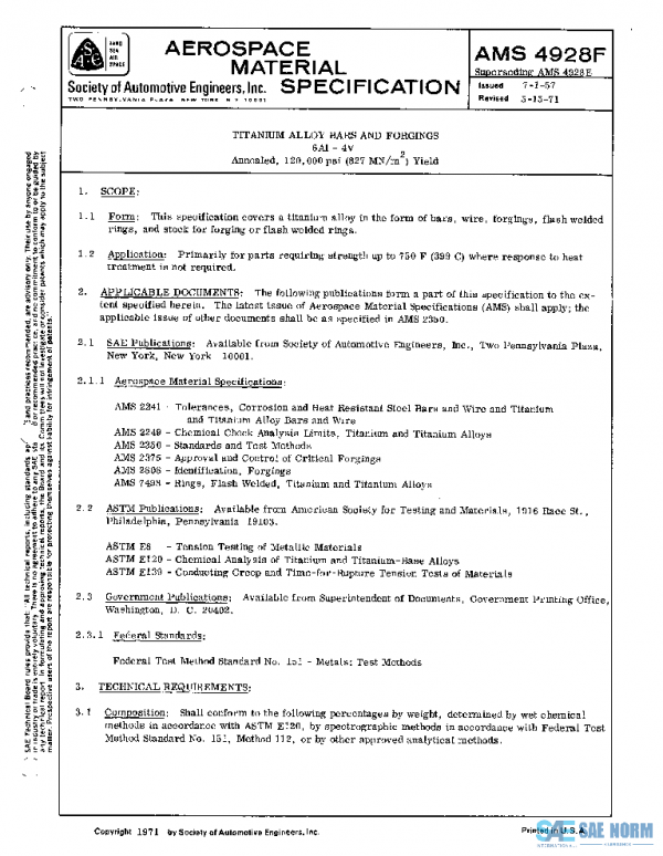 SAE AMS4928F PDF
