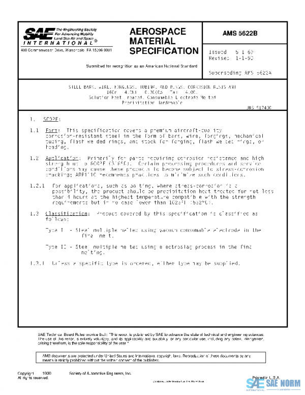 SAE AMS5622B PDF
