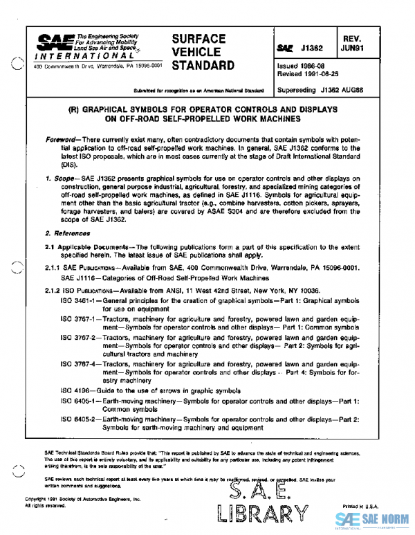 SAE J1362_199106 PDF