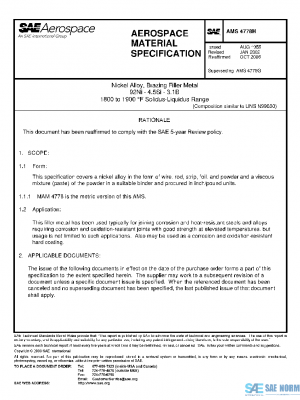 SAE AMS4778H PDF