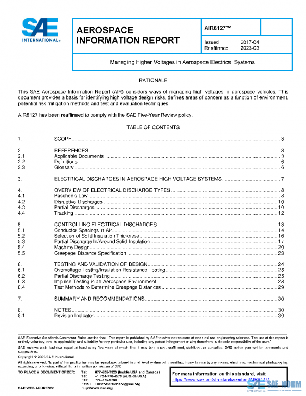 SAE AIR6127 PDF SAE AIR6127 PDF