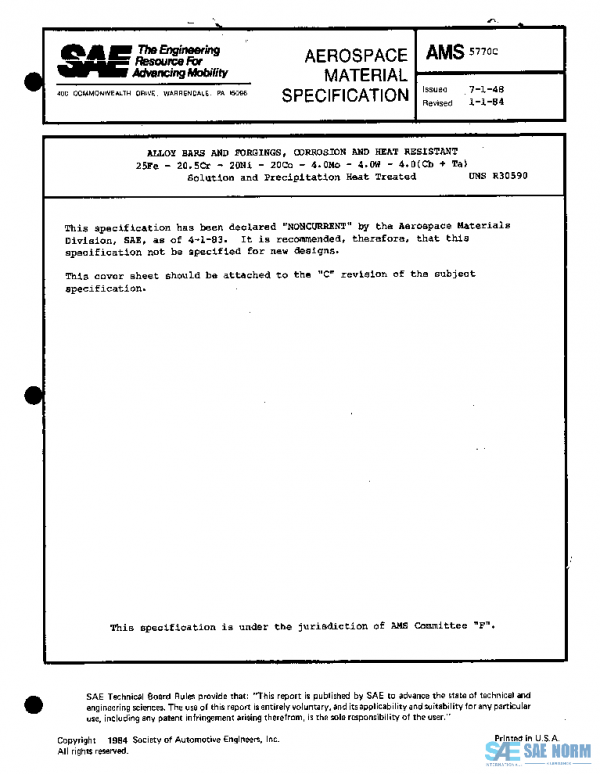 SAE AMS5770C PDF