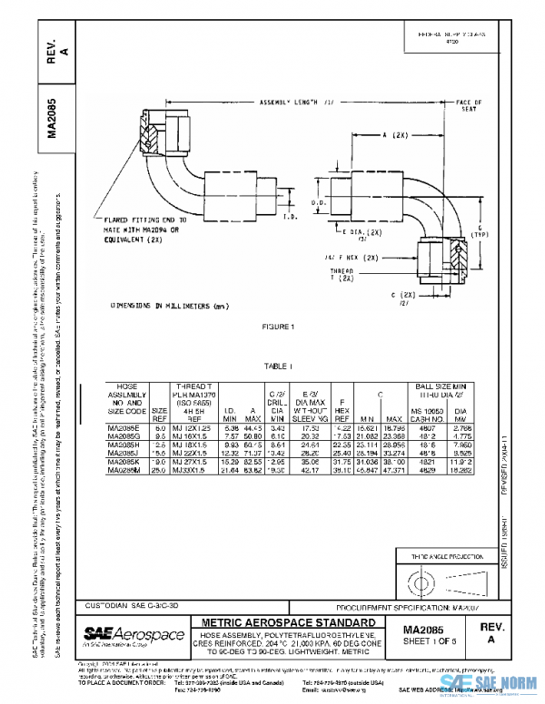 SAE MA2085A PDF