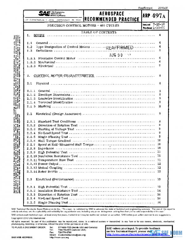 SAE ARP497A PDF
