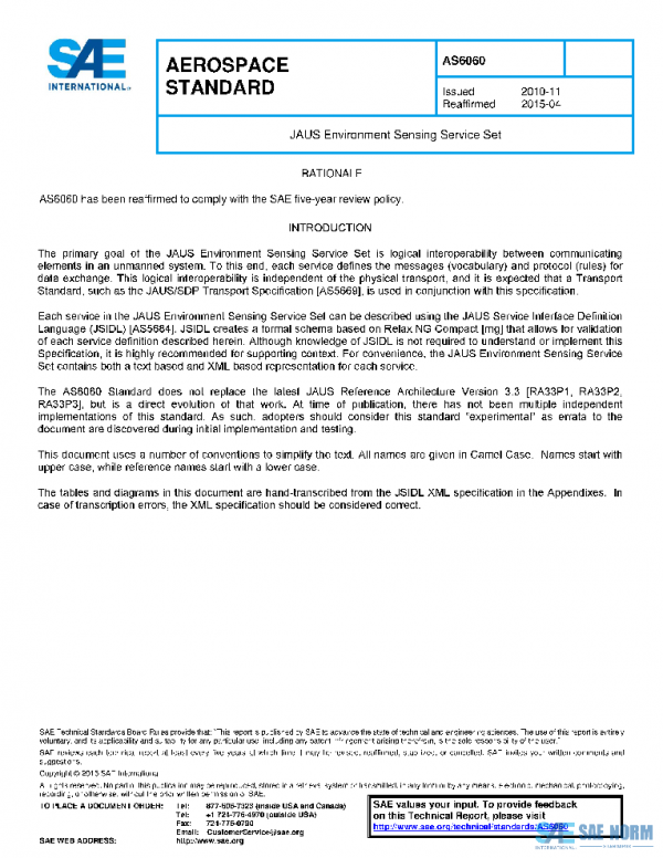 SAE AS6060 PDF SAE AS6060 PDF