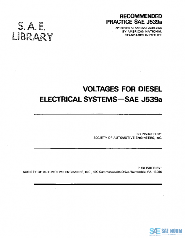 SAE J539A_197609 PDF SAE J539A_197609 PDF