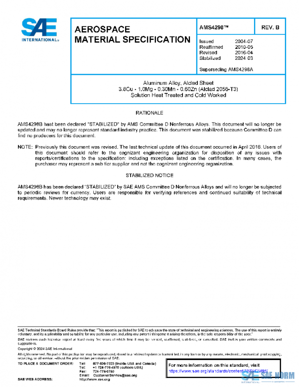SAE AMS4298B PDF