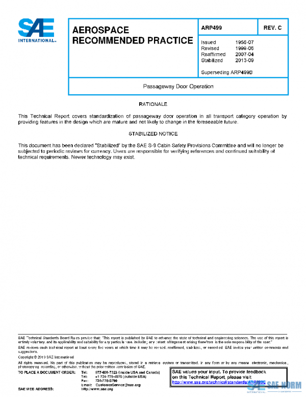 SAE ARP499C PDF