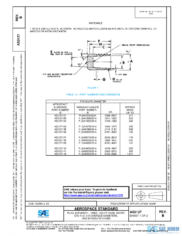 SAE AS3127B PDF