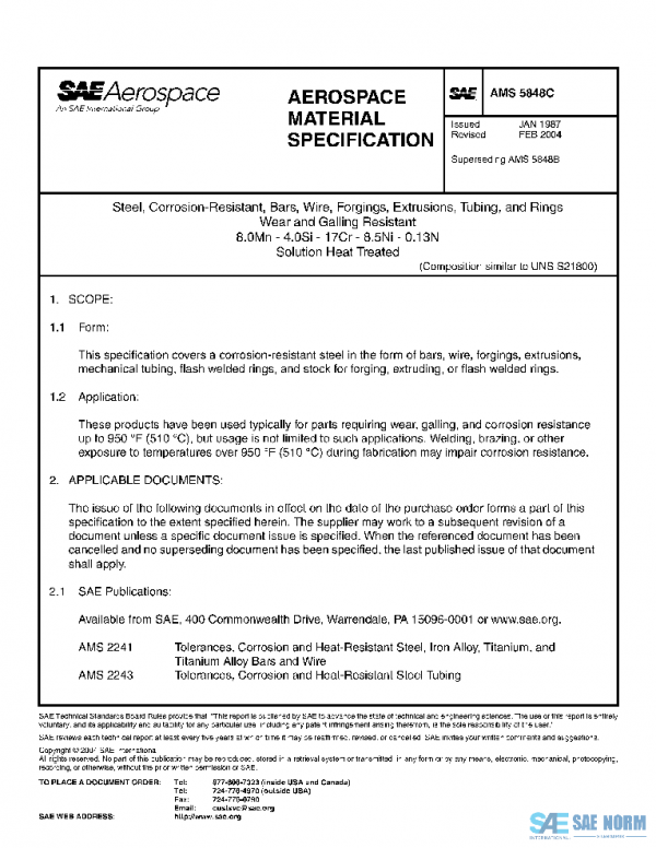 SAE AMS5848C PDF