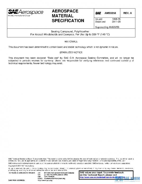 SAE AMS3258A PDF