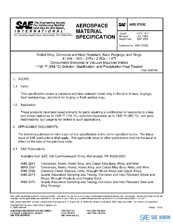 SAE AMS5703C PDF