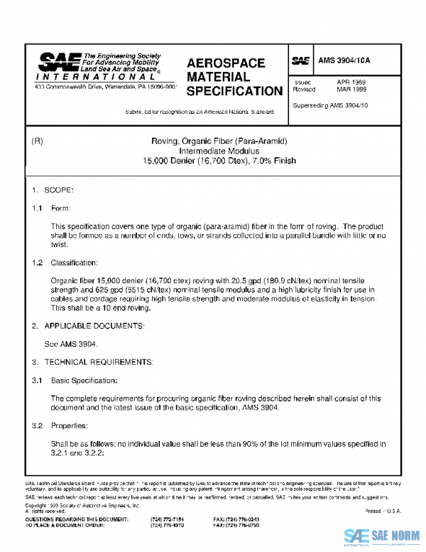 SAE AMS3904/10A PDF